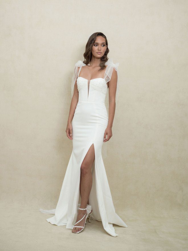 Celebrity Inspired Wedding Dresses: Alicia Vikander, Sheer Ever After